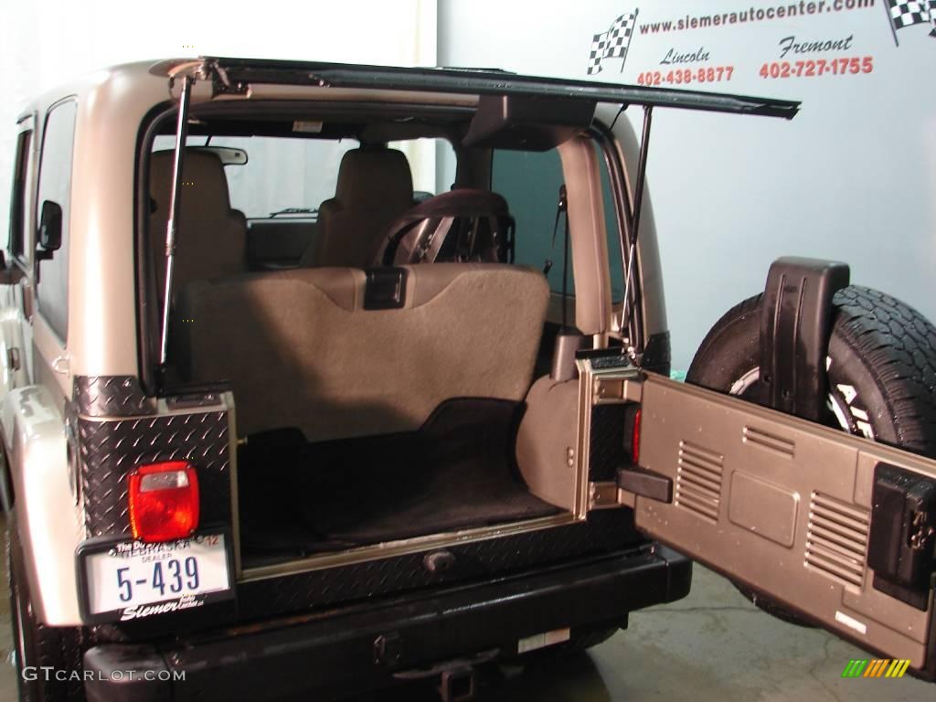 2004 Wrangler Sahara 4x4 - Light Khaki Metallic / Khaki photo #7