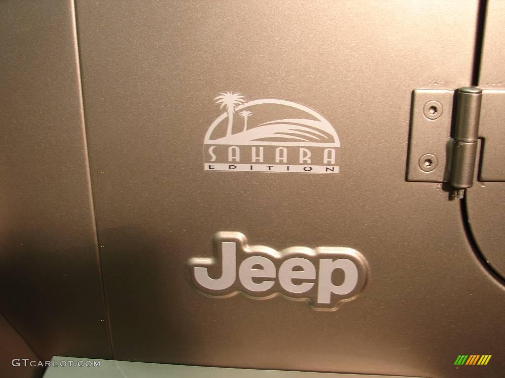 2004 Wrangler Sahara 4x4 - Light Khaki Metallic / Khaki photo #8
