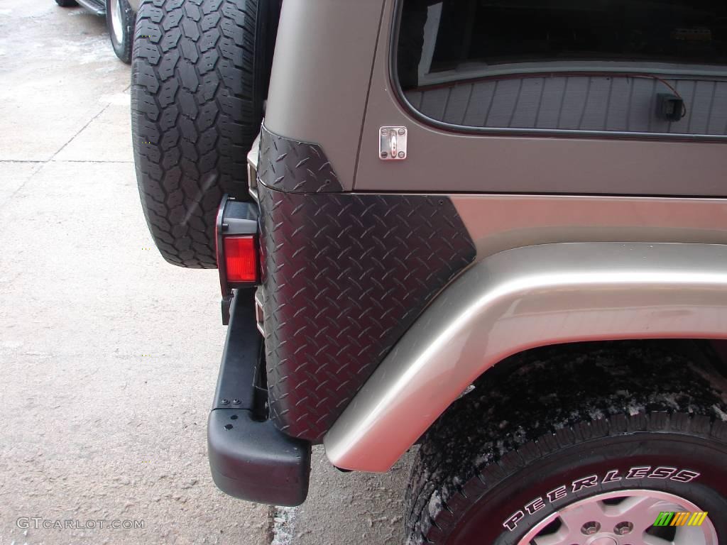 2004 Wrangler Sahara 4x4 - Light Khaki Metallic / Khaki photo #18