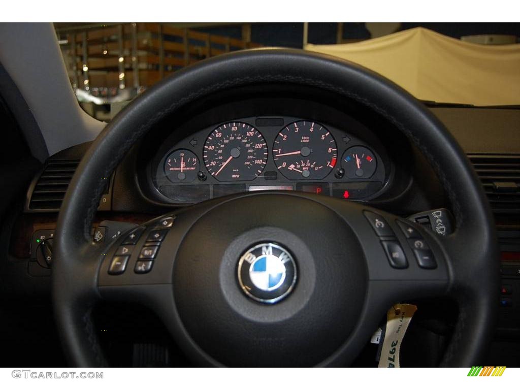 2006 3 Series 325i Coupe - Titanium Silver Metallic / Black photo #30