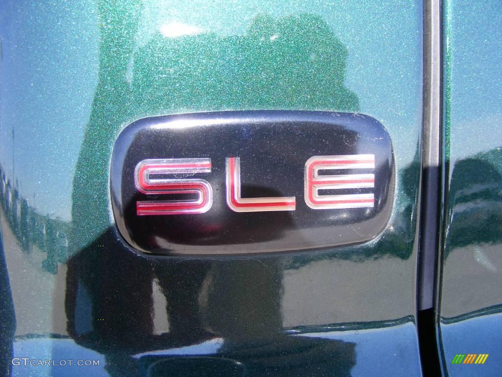 2005 Sierra 1500 SLE Extended Cab 4x4 - Polo Green Metallic / Dark Pewter photo #20