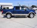 2008 Dark Blue Pearl Metallic Ford F150 Lariat SuperCrew  photo #2
