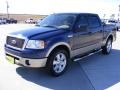 2008 Dark Blue Pearl Metallic Ford F150 Lariat SuperCrew  photo #7