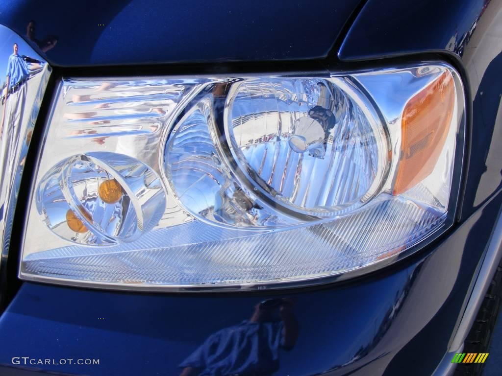 2008 F150 Lariat SuperCrew - Dark Blue Pearl Metallic / Tan photo #10