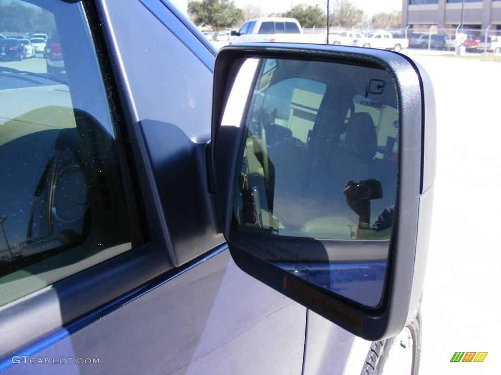 2008 F150 Lariat SuperCrew - Dark Blue Pearl Metallic / Tan photo #20