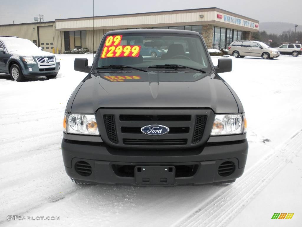2009 Ranger XL Regular Cab - Dark Shadow Grey Metallic / Medium Dark Flint photo #3
