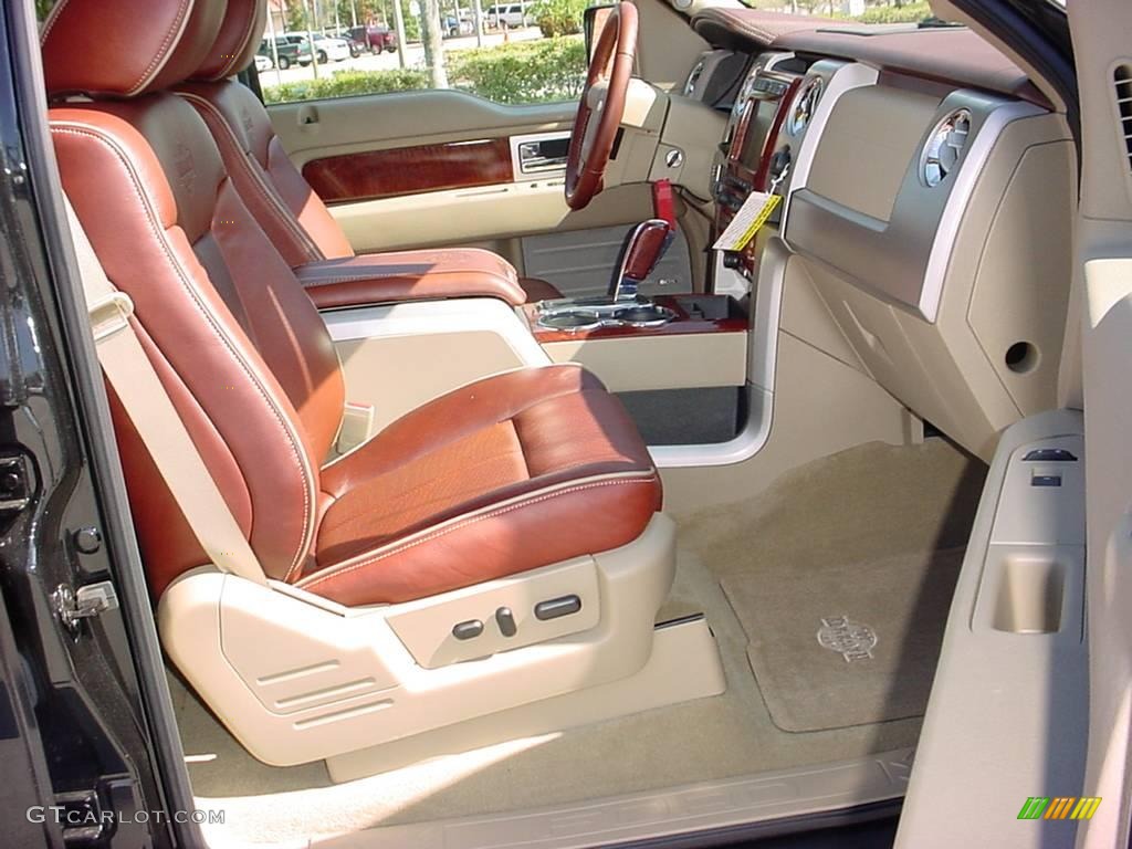 2010 F150 King Ranch SuperCrew - Tuxedo Black / Chapparal Leather photo #12