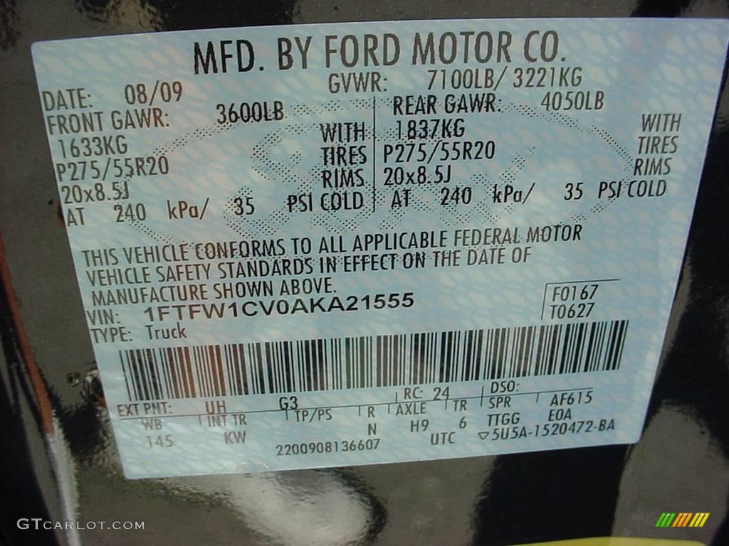 2010 F150 King Ranch SuperCrew - Tuxedo Black / Chapparal Leather photo #22