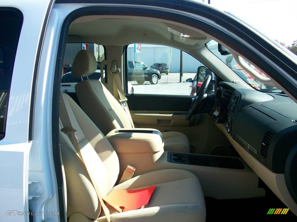 2009 Silverado 1500 LT XFE Crew Cab - Summit White / Light Cashmere photo #10