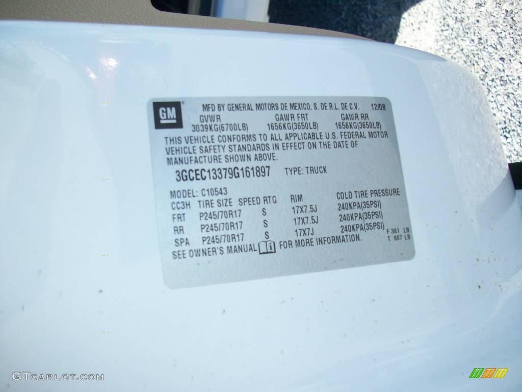 2009 Silverado 1500 LT XFE Crew Cab - Summit White / Light Cashmere photo #13