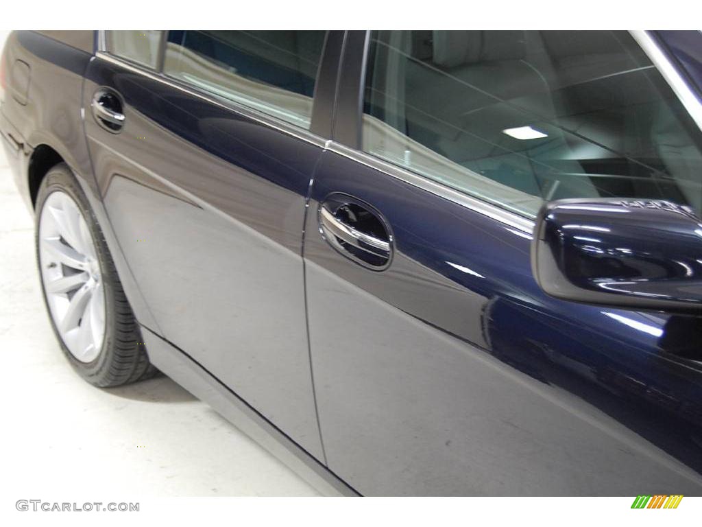 2007 7 Series 750Li Sedan - Monaco Blue Metallic / Flannel Grey photo #4