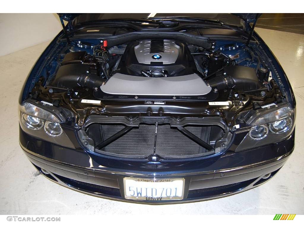 2007 7 Series 750Li Sedan - Monaco Blue Metallic / Flannel Grey photo #17
