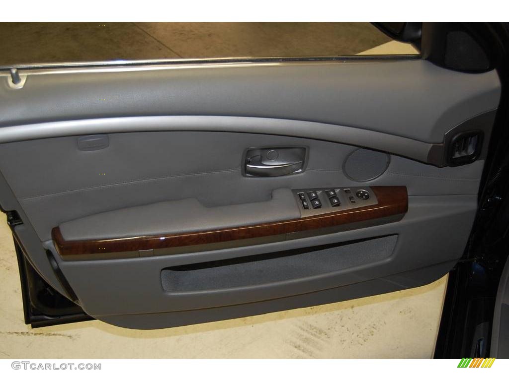 2007 7 Series 750Li Sedan - Monaco Blue Metallic / Flannel Grey photo #23