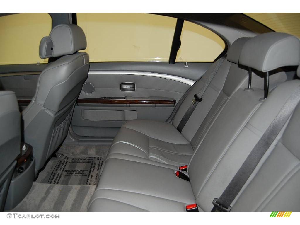 2007 7 Series 750Li Sedan - Monaco Blue Metallic / Flannel Grey photo #26