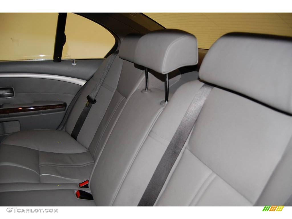 2007 7 Series 750Li Sedan - Monaco Blue Metallic / Flannel Grey photo #27