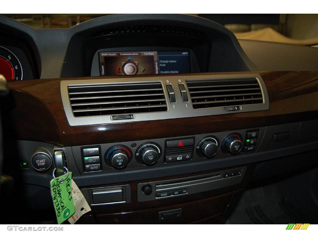 2007 7 Series 750Li Sedan - Monaco Blue Metallic / Flannel Grey photo #35