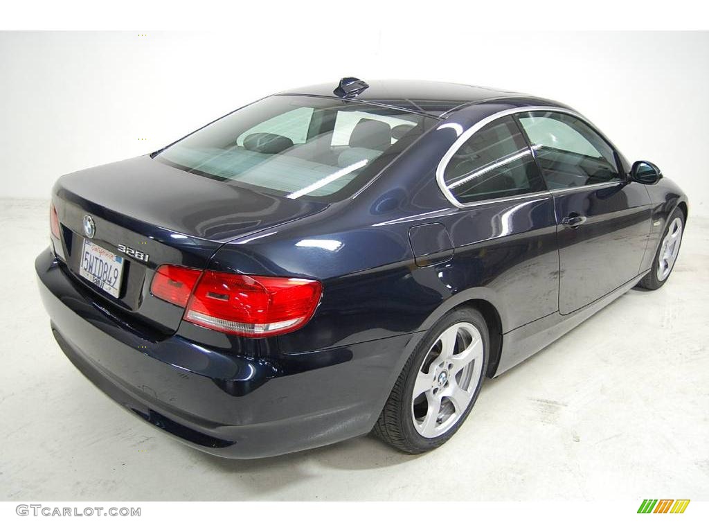 2007 3 Series 328i Coupe - Monaco Blue Metallic / Grey photo #6