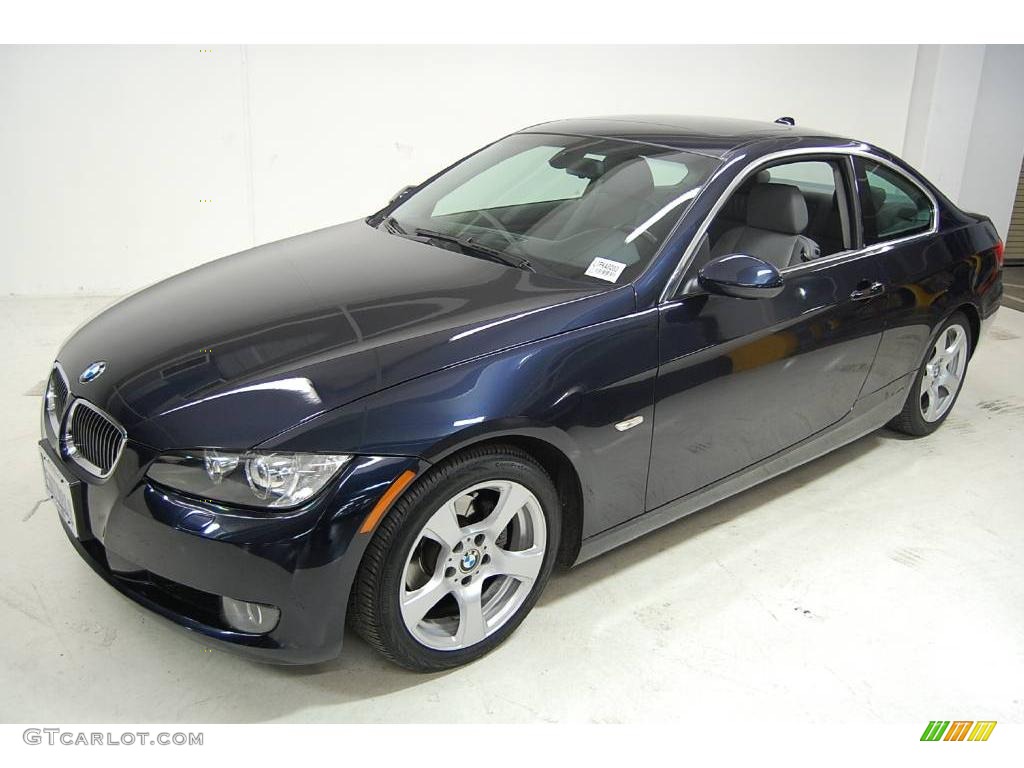 2007 3 Series 328i Coupe - Monaco Blue Metallic / Grey photo #12