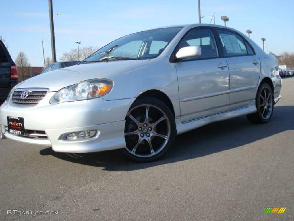 2007 Corolla S - Silver Streak Mica / Dark Charcoal photo #2