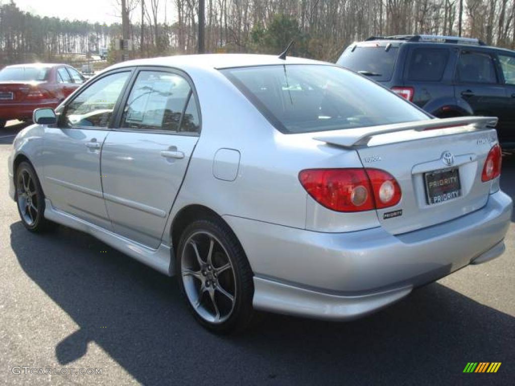 2007 Corolla S - Silver Streak Mica / Dark Charcoal photo #4