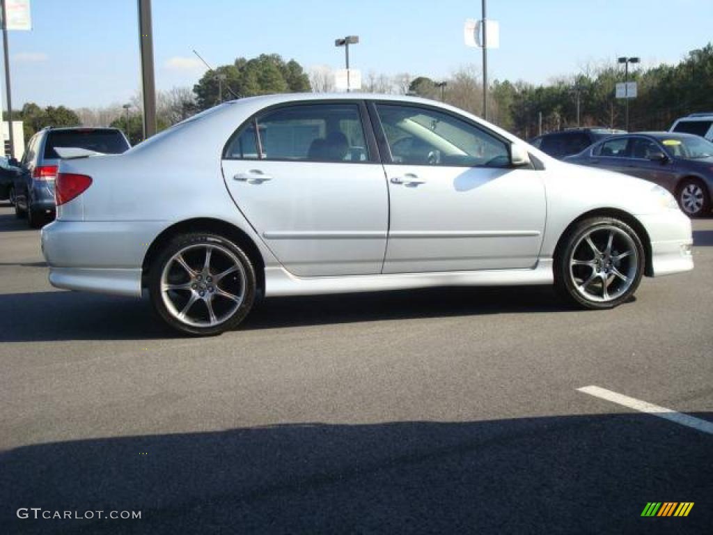 2007 Corolla S - Silver Streak Mica / Dark Charcoal photo #6