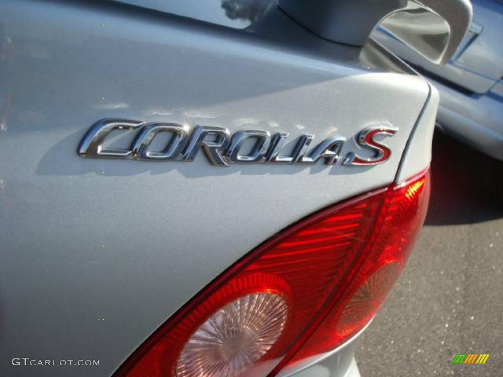2007 Corolla S - Silver Streak Mica / Dark Charcoal photo #20