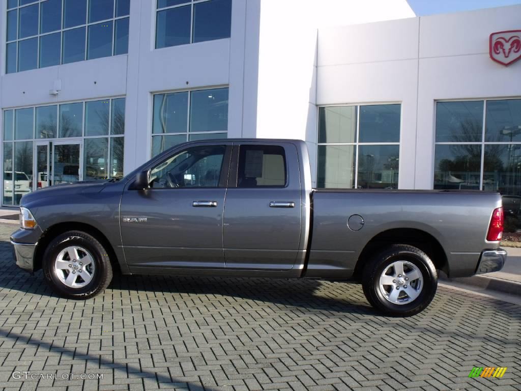 2009 Ram 1500 SLT Quad Cab - Mineral Gray Metallic / Dark Slate/Medium Graystone photo #2