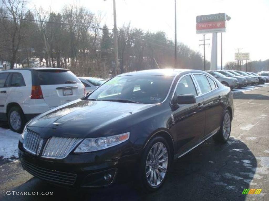 2009 MKS AWD Sedan - Tuxedo Black Metallic / Charcoal Black photo #1