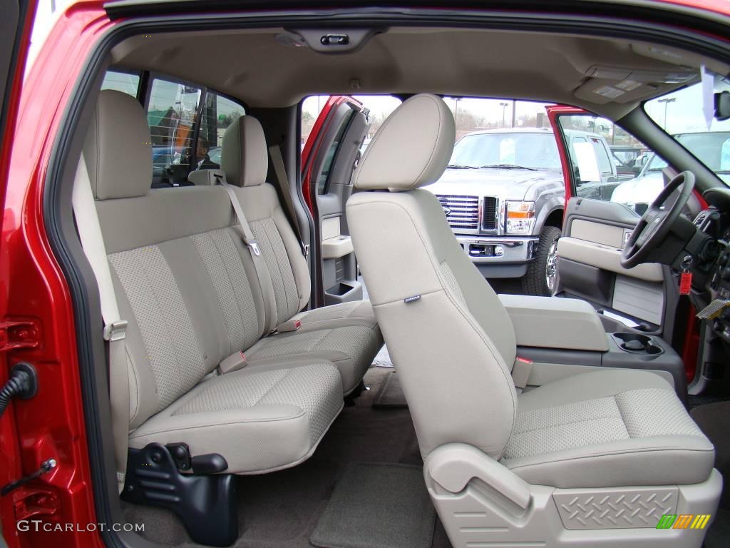 2010 F150 XLT SuperCab 4x4 - Red Candy Metallic / Medium Stone photo #12