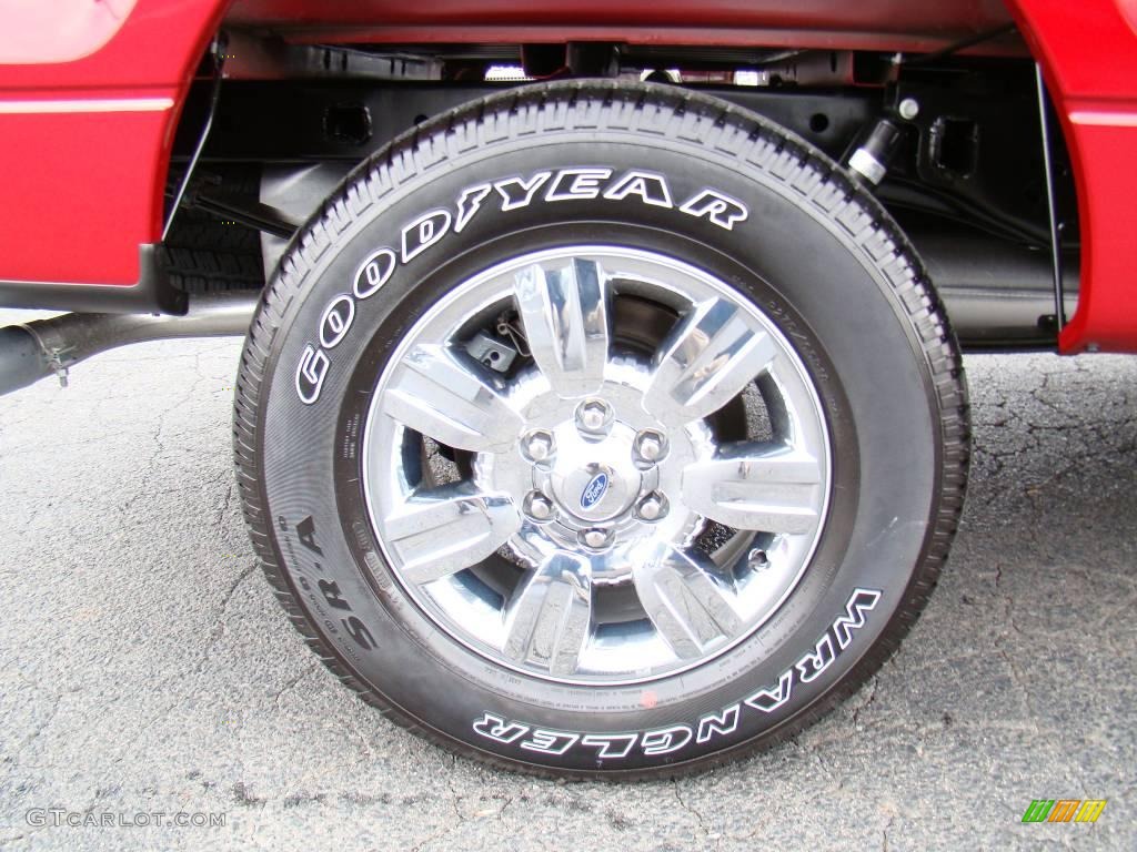 2010 F150 XLT SuperCab 4x4 - Red Candy Metallic / Medium Stone photo #16