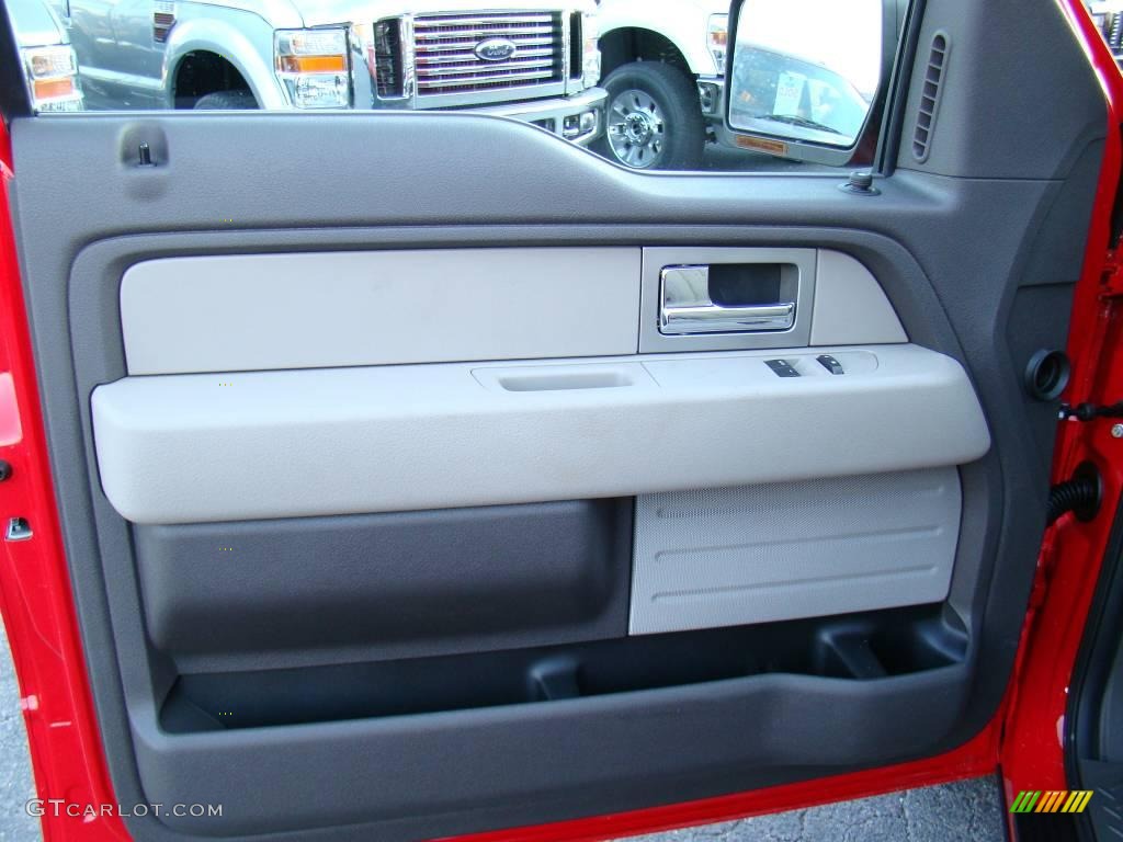 2010 F150 XLT Regular Cab - Vermillion Red / Medium Stone photo #14