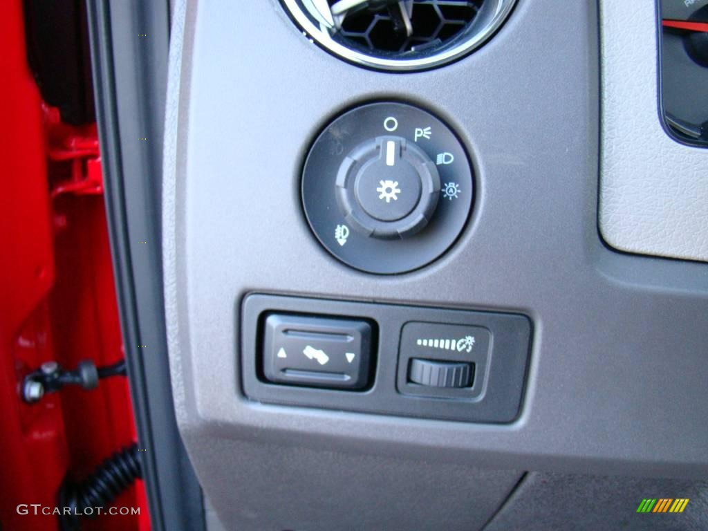 2010 F150 XLT Regular Cab - Vermillion Red / Medium Stone photo #22