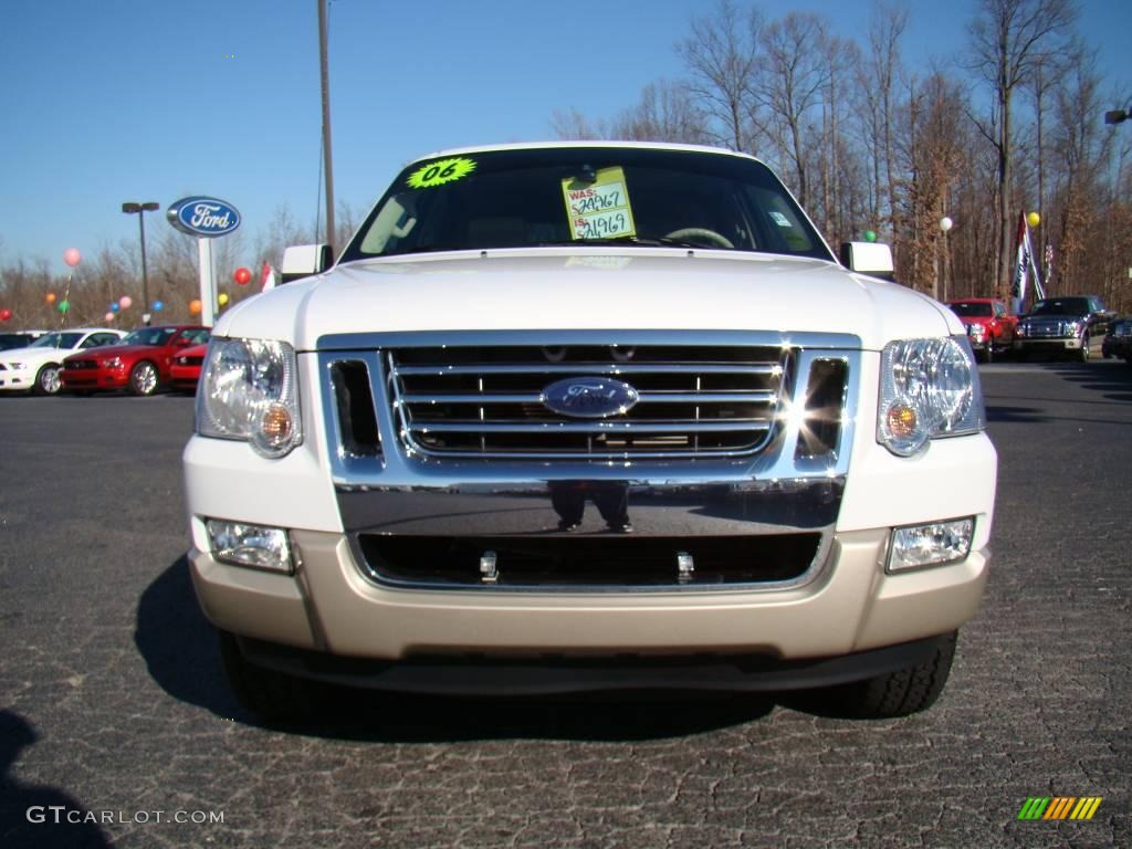 2006 Explorer Eddie Bauer 4x4 - Oxford White / Camel photo #7