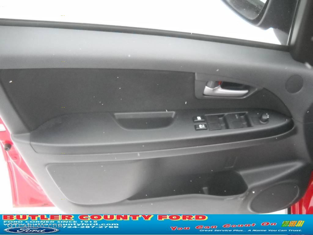 2007 SX4 Sport AWD - Bright Red / Black photo #6