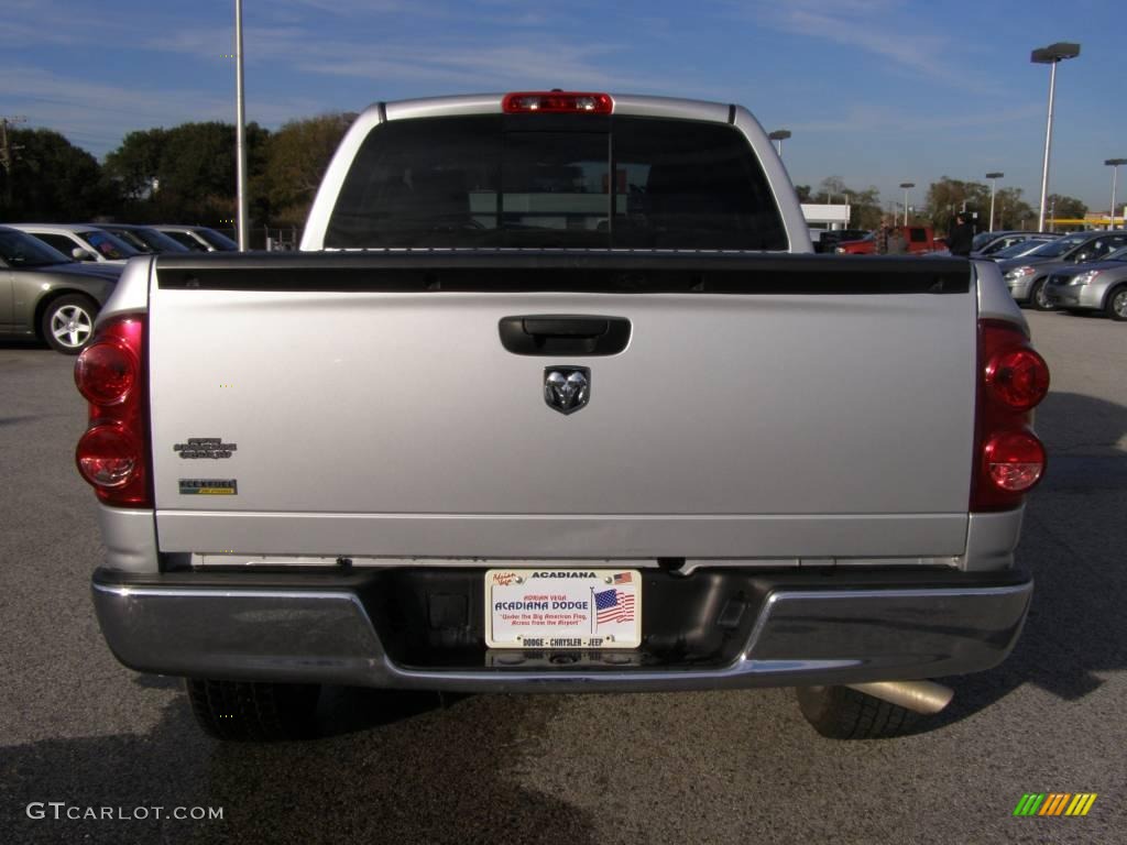 2008 Ram 1500 ST Quad Cab - Bright Silver Metallic / Medium Slate Gray photo #4