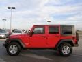 Flame Red - Wrangler Unlimited Rubicon 4x4 Photo No. 6