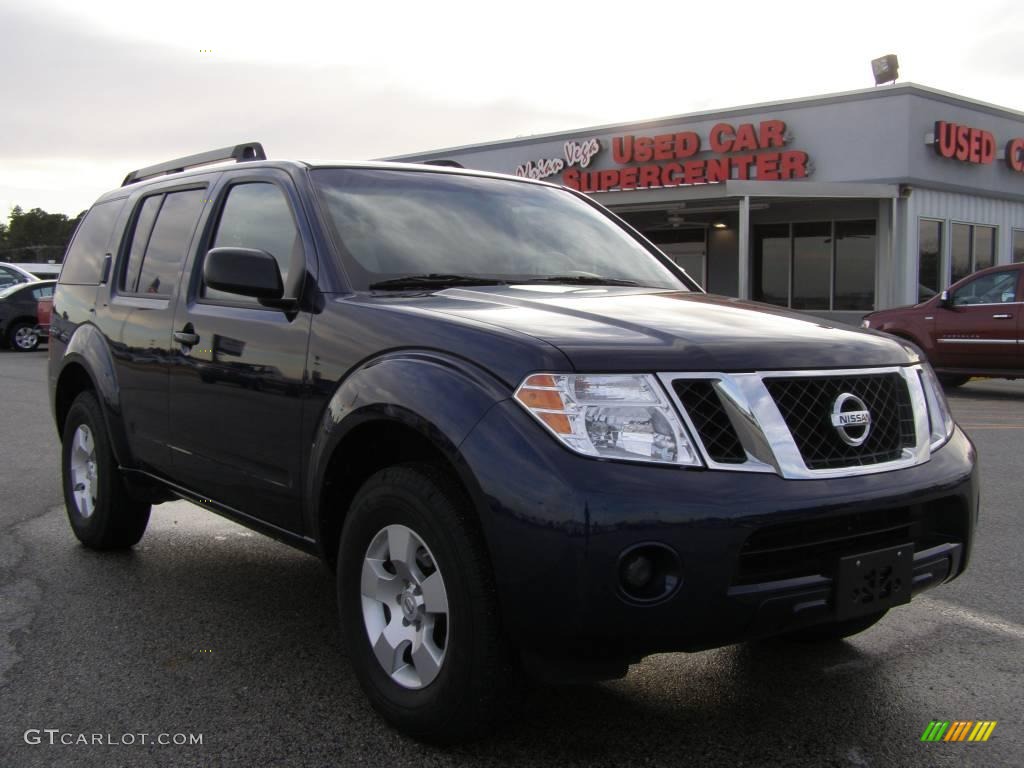 2008 Pathfinder S - Majestic Blue / Graphite photo #1