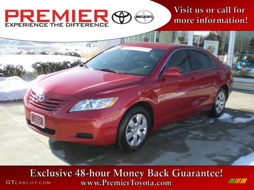 2008 Camry LE - Barcelona Red Metallic / Ash photo #1