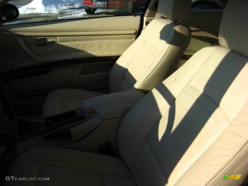 2007 3 Series 328xi Coupe - Alpine White / Cream Beige Dakota Leather photo #14