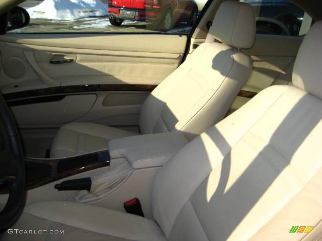 2007 3 Series 328xi Coupe - Alpine White / Cream Beige Dakota Leather photo #16