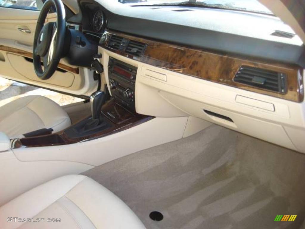 2007 3 Series 328xi Coupe - Alpine White / Cream Beige Dakota Leather photo #18