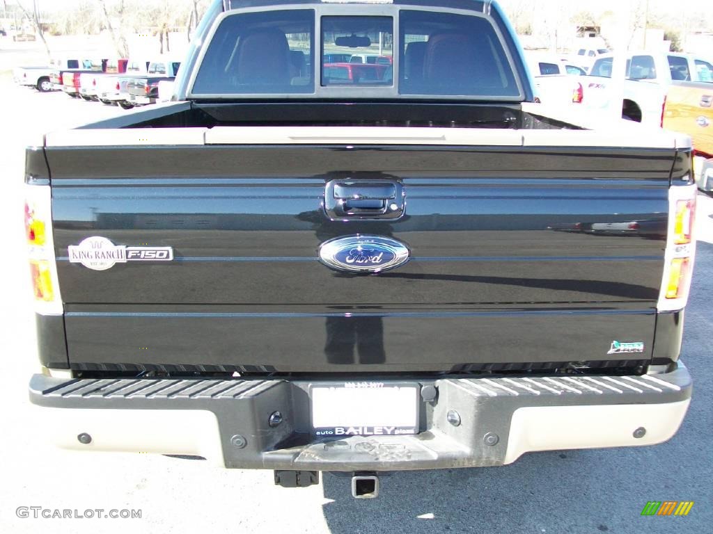 2010 F150 King Ranch SuperCrew 4x4 - Tuxedo Black / Tan photo #6