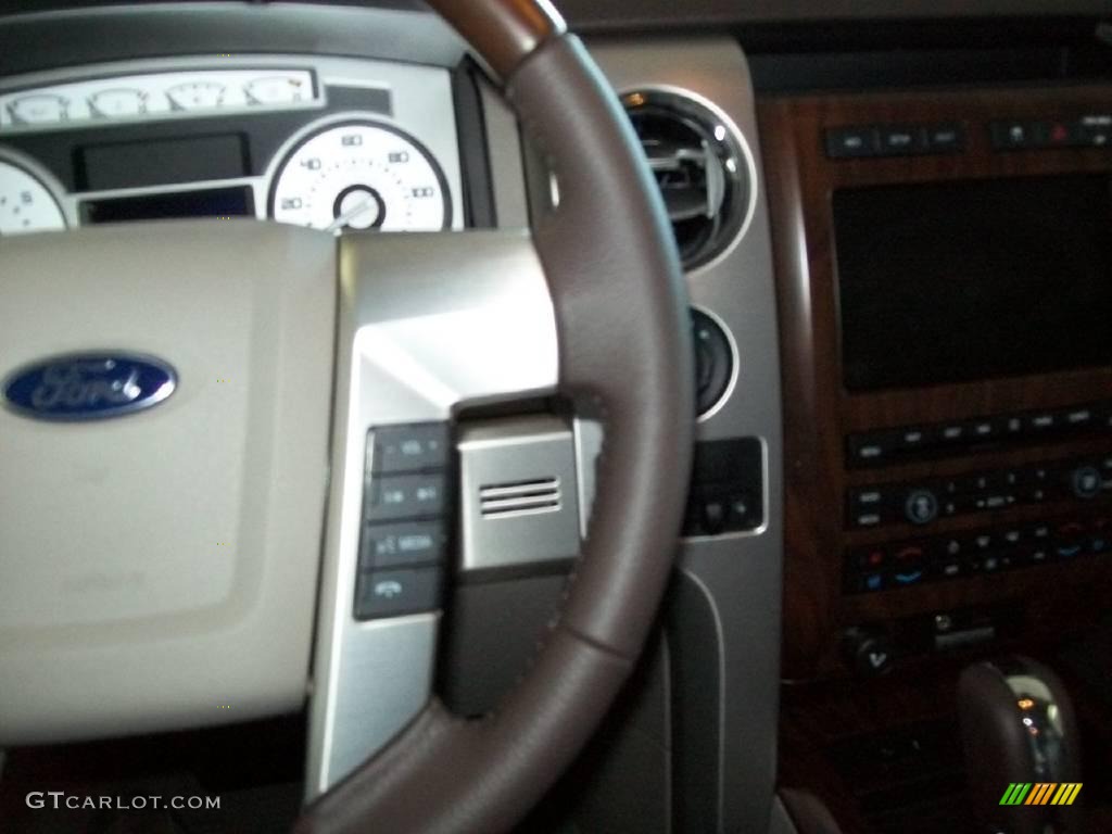 2010 F150 Platinum SuperCrew 4x4 - Red Candy Metallic / Medium Stone Leather/Sienna Brown photo #3