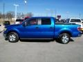 2009 Blue Flame Metallic Ford F150 XLT SuperCrew  photo #2