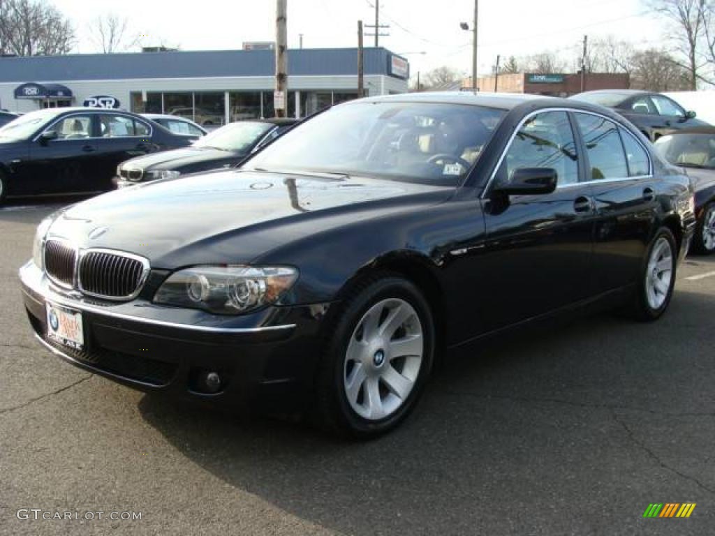 2008 7 Series 750i Sedan - Monaco Blue Metallic / Cream Beige photo #4