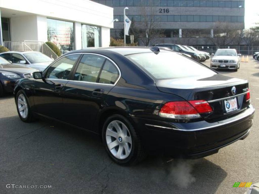 2008 7 Series 750i Sedan - Monaco Blue Metallic / Cream Beige photo #6