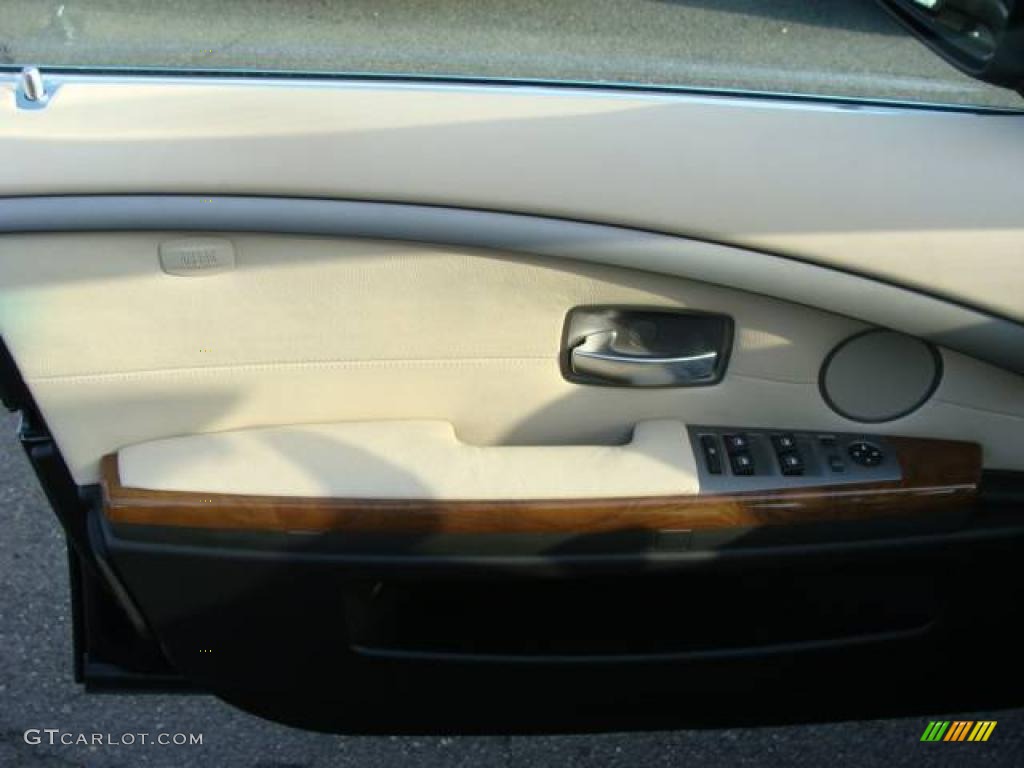 2008 7 Series 750i Sedan - Monaco Blue Metallic / Cream Beige photo #9