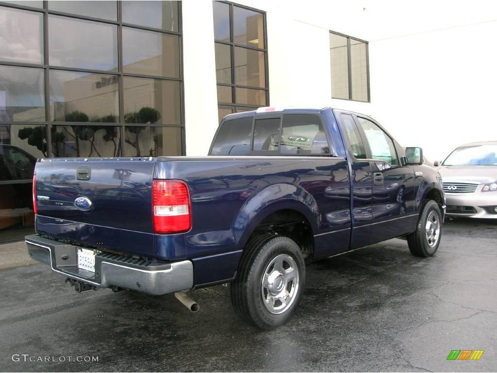 2006 F150 XLT Regular Cab - True Blue Metallic / Medium/Dark Flint photo #7