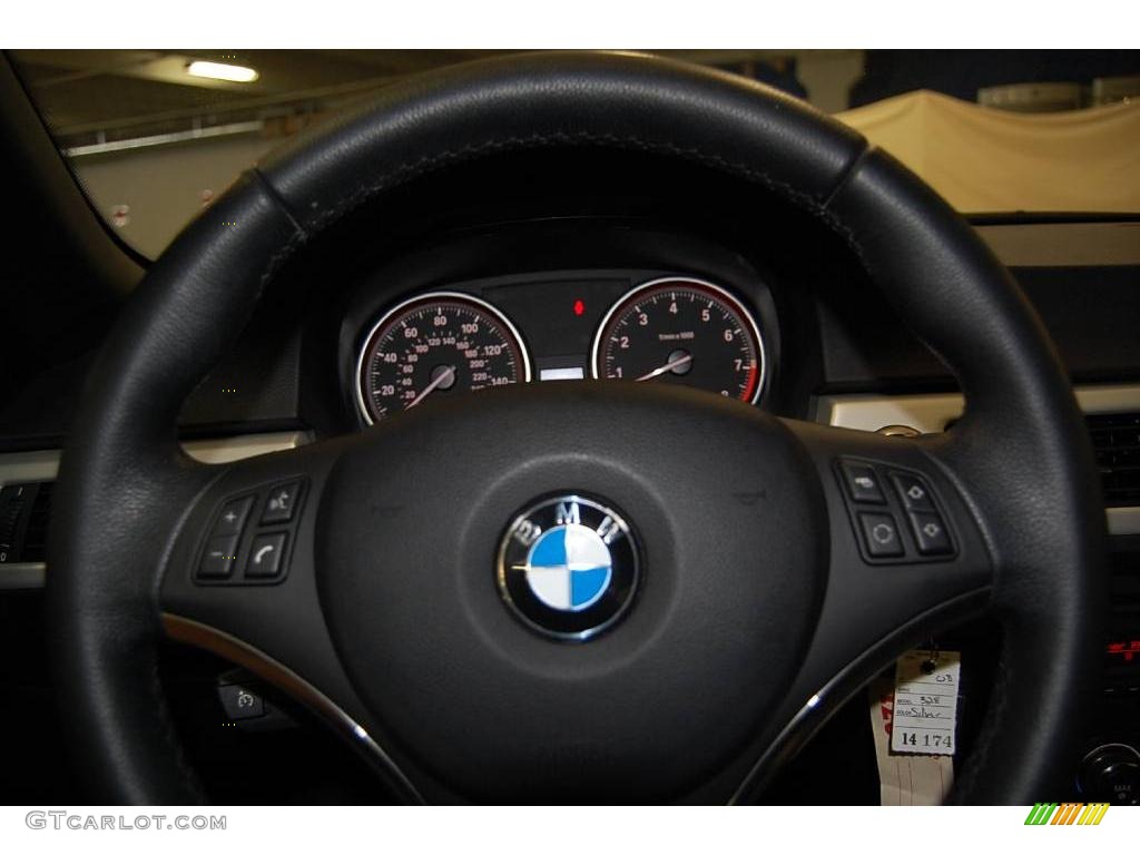 2008 3 Series 328i Convertible - Titanium Silver Metallic / Black photo #34