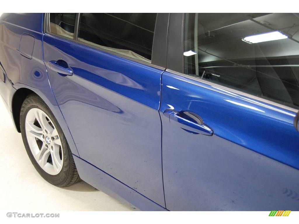 2008 3 Series 328i Sedan - Montego Blue Metallic / Black photo #4